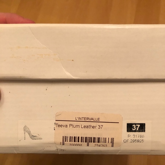 Burgundy heels from L’intervalle - Picture 4 of 6